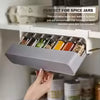 Spice Rack Organizer - Under-Shelf Kitchen Cabinet Storage